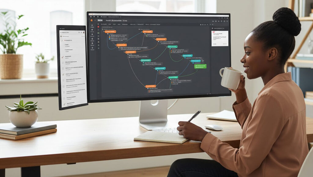 Automatizacion de procesos con N8N elimina tareas repetitivas y aumenta la productividad